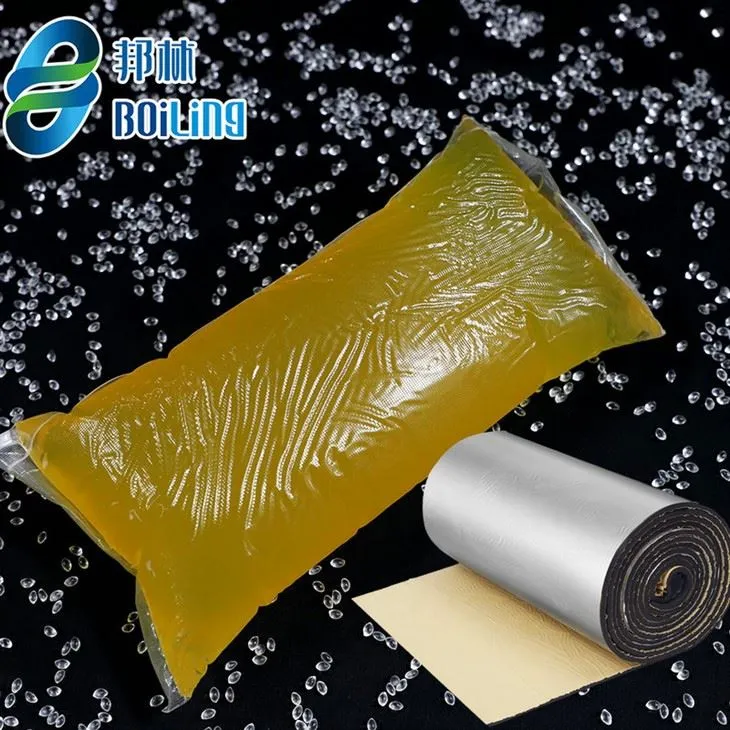 कपास इन्सुलेशन पाइप गर्म पिघल चिपकने वाला